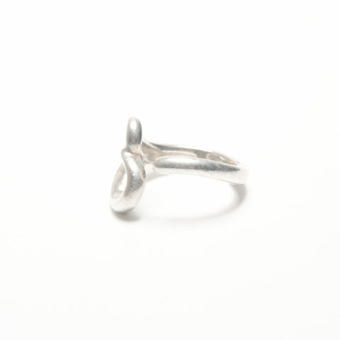 TIFFANY&Co. Open Heart 925 #8 Ring Silver WS24325