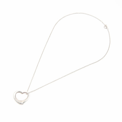 TIFFANY&Co. Open heart Necklace Silver WS24328