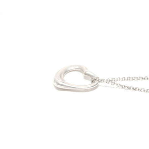 TIFFANY&Co. Open heart Necklace Silver WS24328