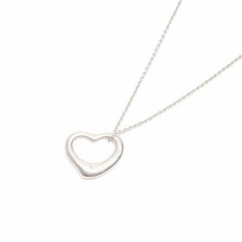 TIFFANY&Co. Open heart Necklace Silver WS24328
