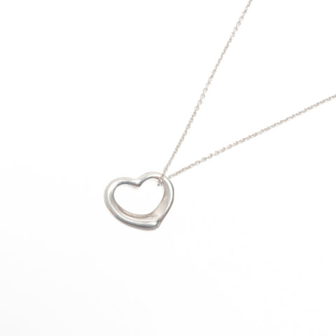TIFFANY&Co. Open heart Necklace Silver WS24330