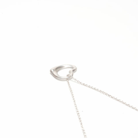 TIFFANY&Co. Open heart Necklace Silver WS24330
