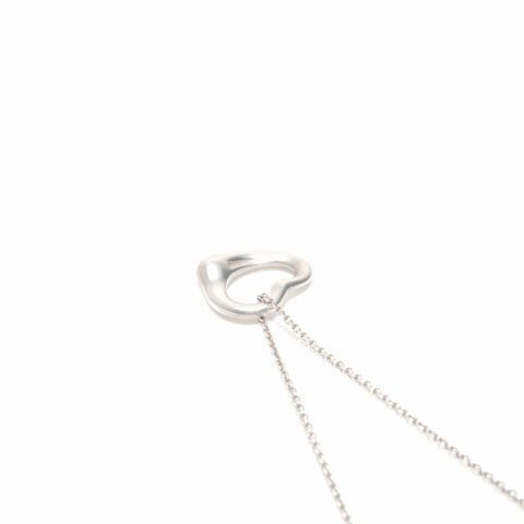 TIFFANY&Co. Open heart Necklace Silver WS24331