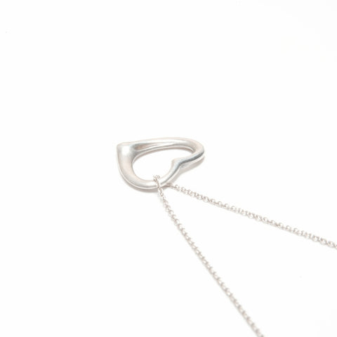 TIFFANY&Co. Open heart Necklace Silver WS24332