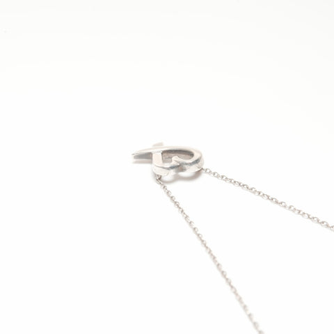 TIFFANY&Co. Wrapping Heart 925 Necklace Silver WS24333