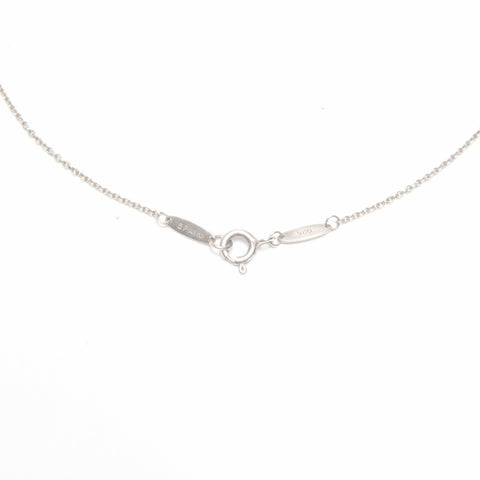 TIFFANY&Co. Open heart 925 Necklace Silver WS24338