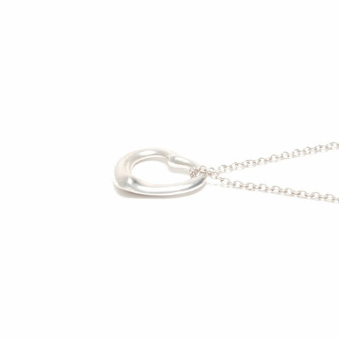 TIFFANY&Co. Open heart 925 Necklace Silver WS24339