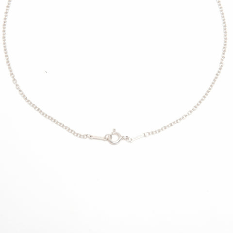 TIFFANY&Co. Open heart 925 Necklace Silver WS24339