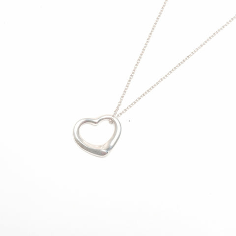 TIFFANY&Co. Open heart 925 Necklace Silver WS24339