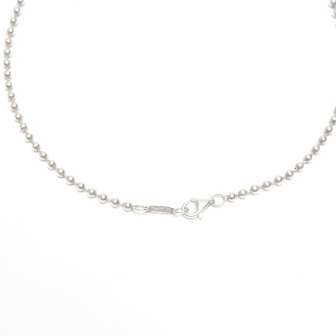 TIFFANY&Co. Atlas Bar Plate 925 Necklace Silver WS24340