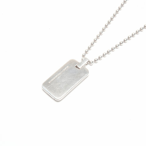 TIFFANY&Co. Atlas Bar Plate 925 Necklace Silver WS24340