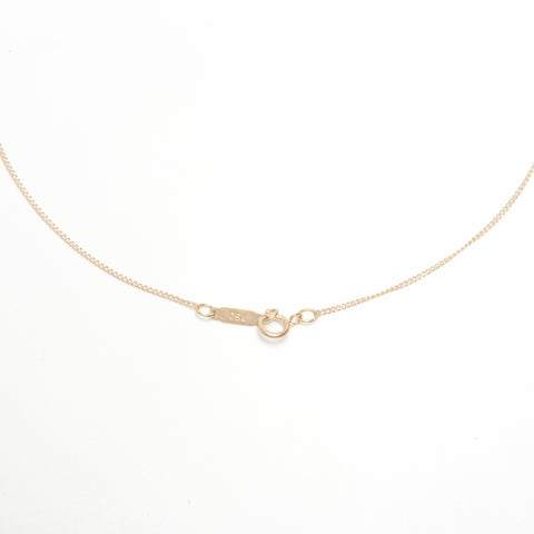 TIFFANY&Co. 750 Ribbon Cross Yellow Gold Necklace gold WS24342