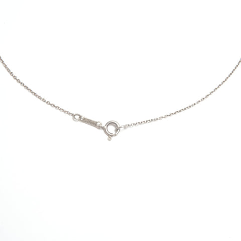 TIFFANY&Co. Open heart 925 Necklace Silver WS24343