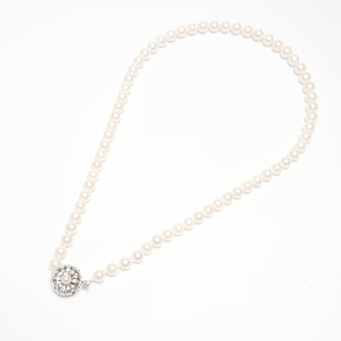Tasaki Pearl Necklace white WS24346