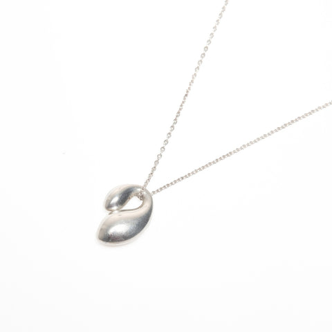 TIFFANY&Co. Open heart 925 Necklace Silver WS24348