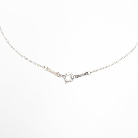 TIFFANY&Co. Open heart 925 Necklace Silver WS24348