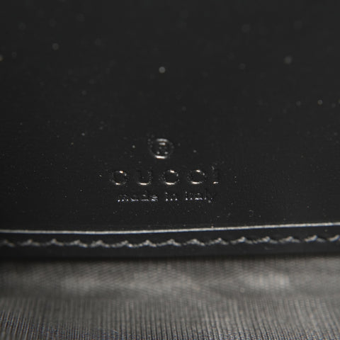 GUCCI Leather GG Marmon and Purse black WS24353