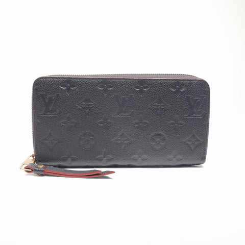 LOUIS VUITTON Monogram Unplant Zippy Wallet Purse Navy WS24354