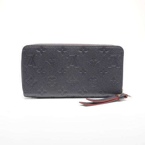 LOUIS VUITTON Monogram Unplant Zippy Wallet Purse Navy WS24354