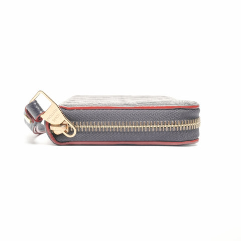 LOUIS VUITTON Monogram Unplant Zippy Wallet Purse Navy WS24354