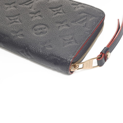 LOUIS VUITTON Monogram Unplant Zippy Wallet Purse Navy WS24354