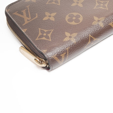 LOUIS VUITTON Monogram zippy wallet Purse Brown WS24355