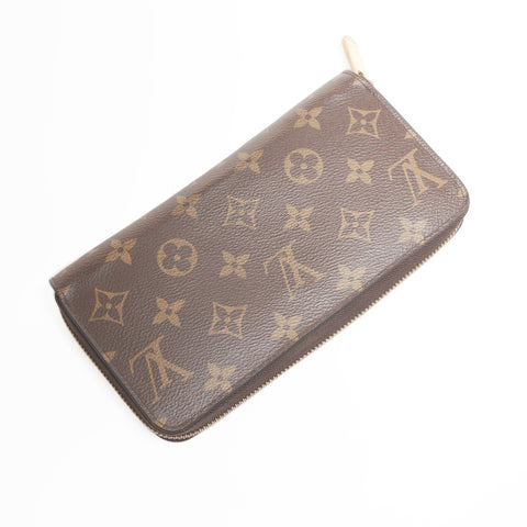 LOUIS VUITTON Monogram zippy wallet Purse Brown WS24355