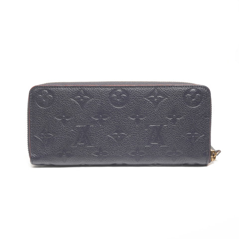 LOUIS VUITTON 2020 Monogram Portefeuille Clemence Purse Navy WS24357