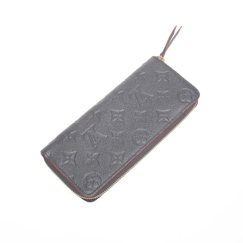 LOUIS VUITTON 2020 Monogram Portefeuille Clemence Purse Navy WS24357