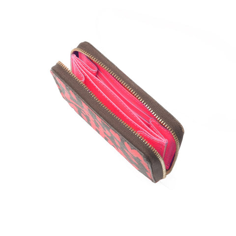 LOUIS VUITTON 2008 Monogram Graffiti Zip Around Purse Coin case Brown WS24360