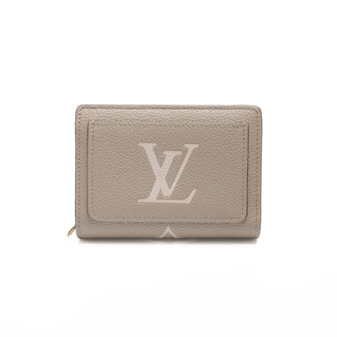 LOUIS VUITTON Monogram Empreinte Portefeuille Claire Bifold Wallet beige WS24361