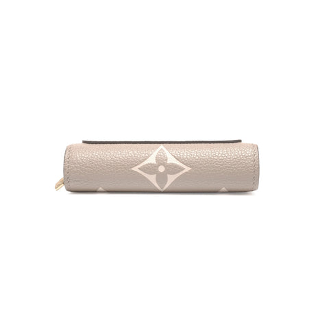 LOUIS VUITTON Monogram Empreinte Portefeuille Claire Bifold Wallet beige WS24361