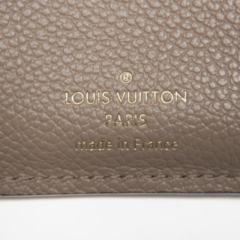 LOUIS VUITTON Monogram Empreinte Portefeuille Claire Bifold Wallet beige WS24361