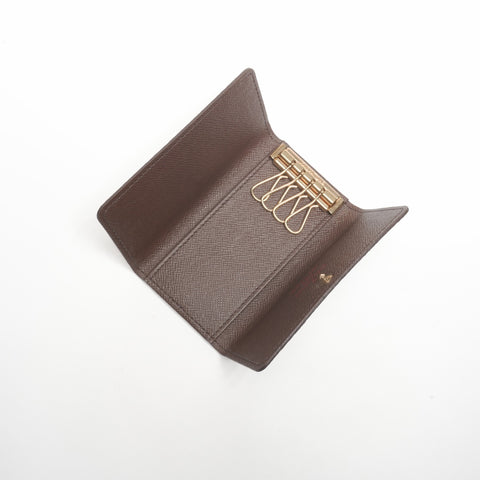 LOUIS VUITTON 2004 Damier Multicles4 Key holder  Brown WS24365