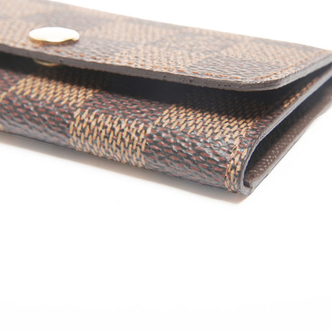 LOUIS VUITTON 2004 Damier Multicles4 Key holder  Brown WS24365