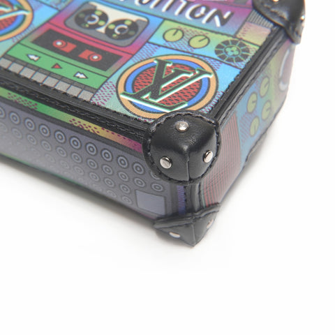 LOUIS VUITTON LV Stereo bag charm Pouch leather multicolor WS24366