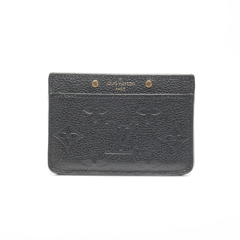 LOUIS VUITTON Porto Carte Simple Card Case Card Case black WS24368