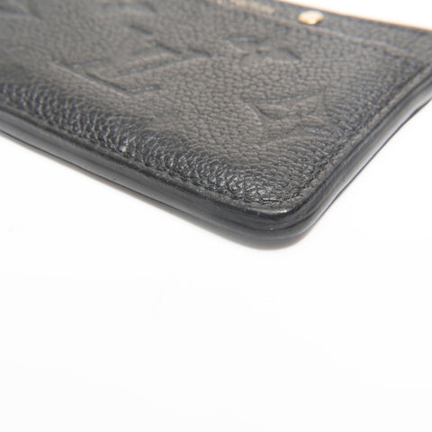 LOUIS VUITTON Porto Carte Simple Card Case Card Case black WS24368