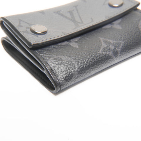 LOUIS VUITTON 2020 Monogram Discovery Compact Wallet Tri-fold wallet black WS24370
