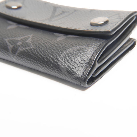 LOUIS VUITTON 2020 Monogram Discovery Compact Wallet Tri-fold wallet black WS24370