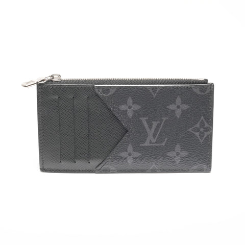 LOUIS VUITTON Eclipse Monogram Coin Card Holder Coin case black WS24371