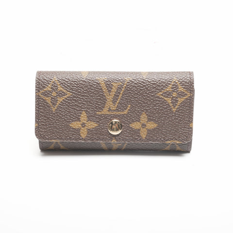 LOUIS VUITTON 2009 Monogram Multicles4 Key holder  Brown WS24372