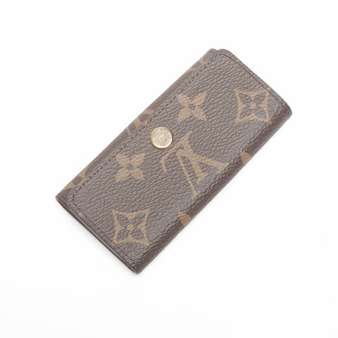LOUIS VUITTON 2001 Monogram Multicles4 Key holder  Brown WS24375