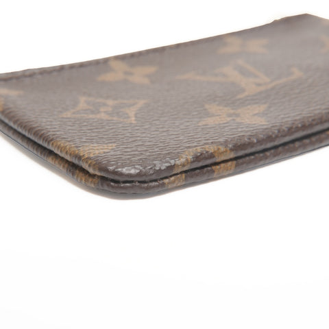 LOUIS VUITTON 2016 Monogram Pochette Cle Coin case Brown WS24377