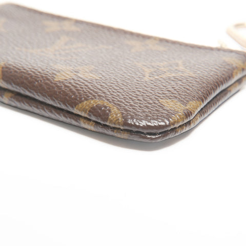 LOUIS VUITTON 2006 Monogram Pochette Cle Coin case Brown WS24378