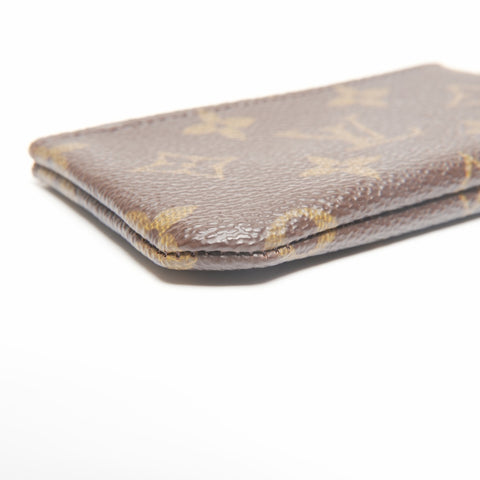 LOUIS VUITTON 1999 Monogram Pochette Cle Coin case Brown WS24379