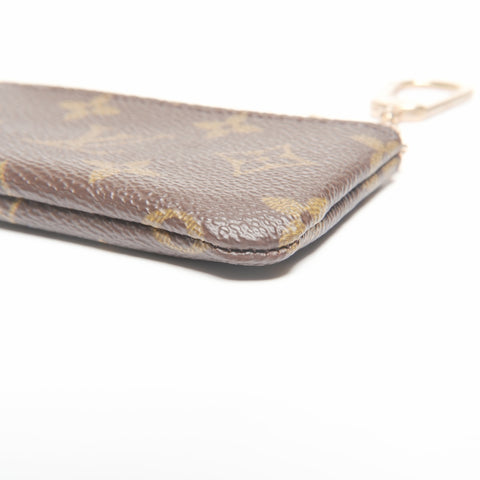 LOUIS VUITTON 1999 Monogram Pochette Cle Coin case Brown WS24379
