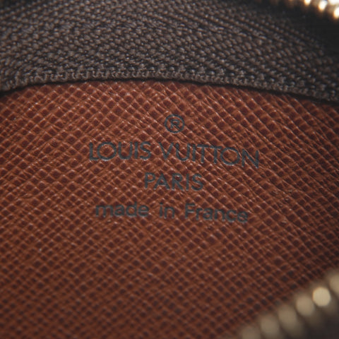 LOUIS VUITTON 2003 Monogram Pochette Cle Coin case Brown WS24380