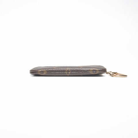 LOUIS VUITTON 2003 Monogram Pochette Cle Coin case Brown WS24380