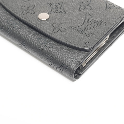 LOUIS VUITTON Mahina Portefeuille Iris Compact Tri-fold wallet black WS24381
